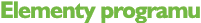 Elementy programu
