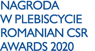 Nagroda w plebiscycie Romanian CSR Awards 2020