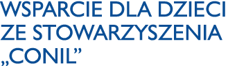 wsparcie dla dzieci ze Stowarzyszenia  CONIL 