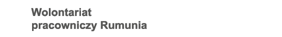 Wolontariat pracowniczy Rumunia