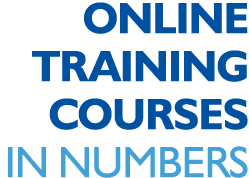 Online training courses in numbers