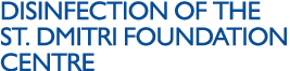 Disinfection of the St  Dmitri Foundation centrE