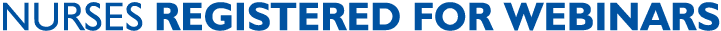 Nurses registered for webinars