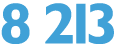 8 213