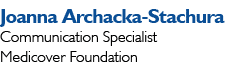 Joanna Archacka-Stachura Communication Specialist Medicover Foundation