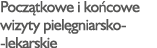 Pocz tkowe i ko cowe wizyty piel gniarsko- -lekarskie