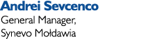 Andrei Sevcenco General Manager, Synevo Mo dawia