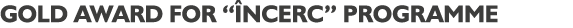 GOLD AWARD FOR “ NCERC” PROGRAMME