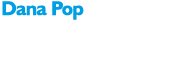 Dana Pop Psychologist, “ nCerc” Programme, Cluj-Napoca
